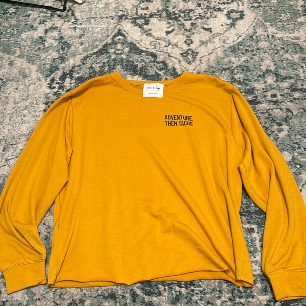 Sadie & Sage Adventure, then Tacos Sweater